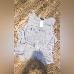 Venezia gray vest